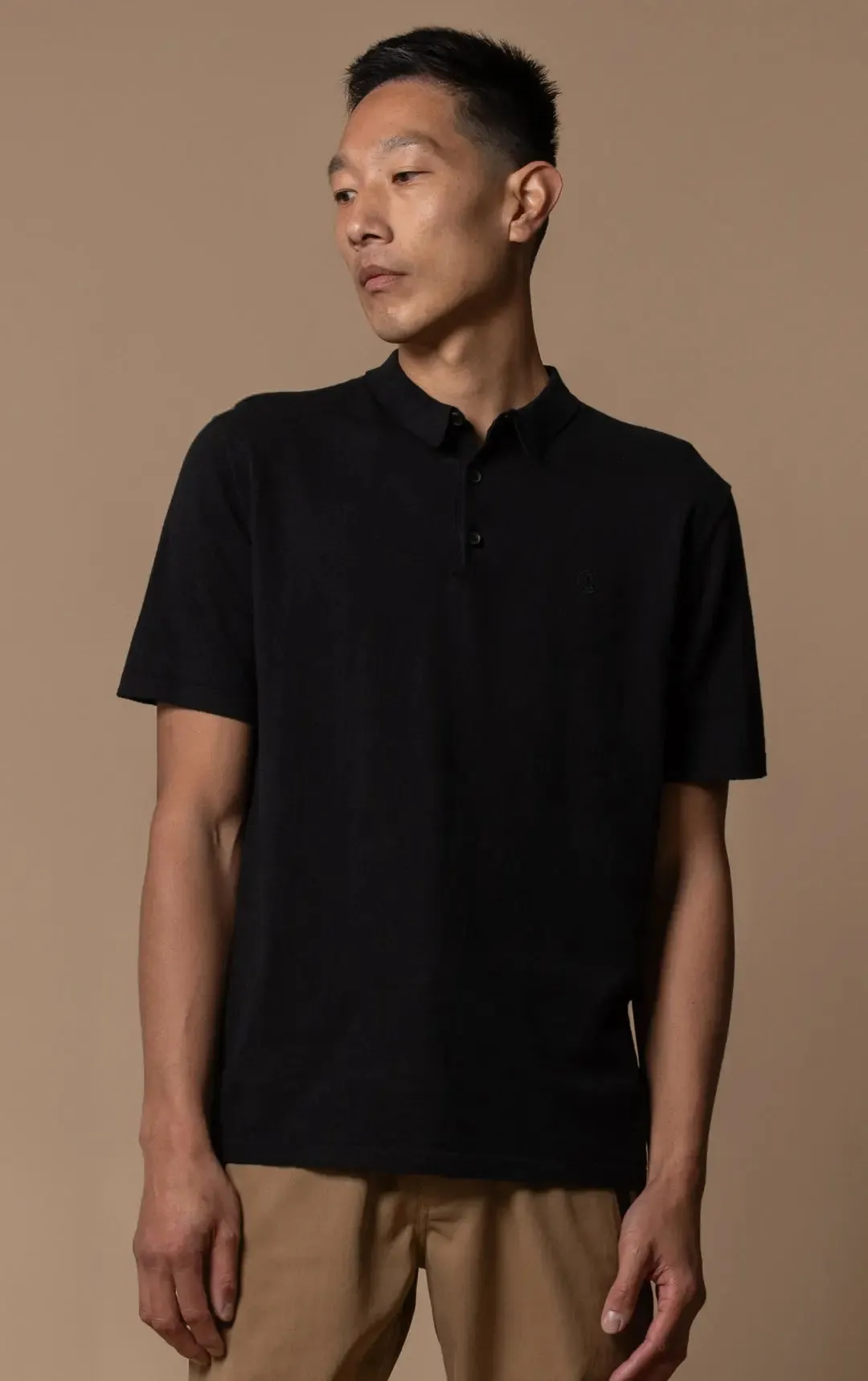 14GG COTTON LINEN POLO