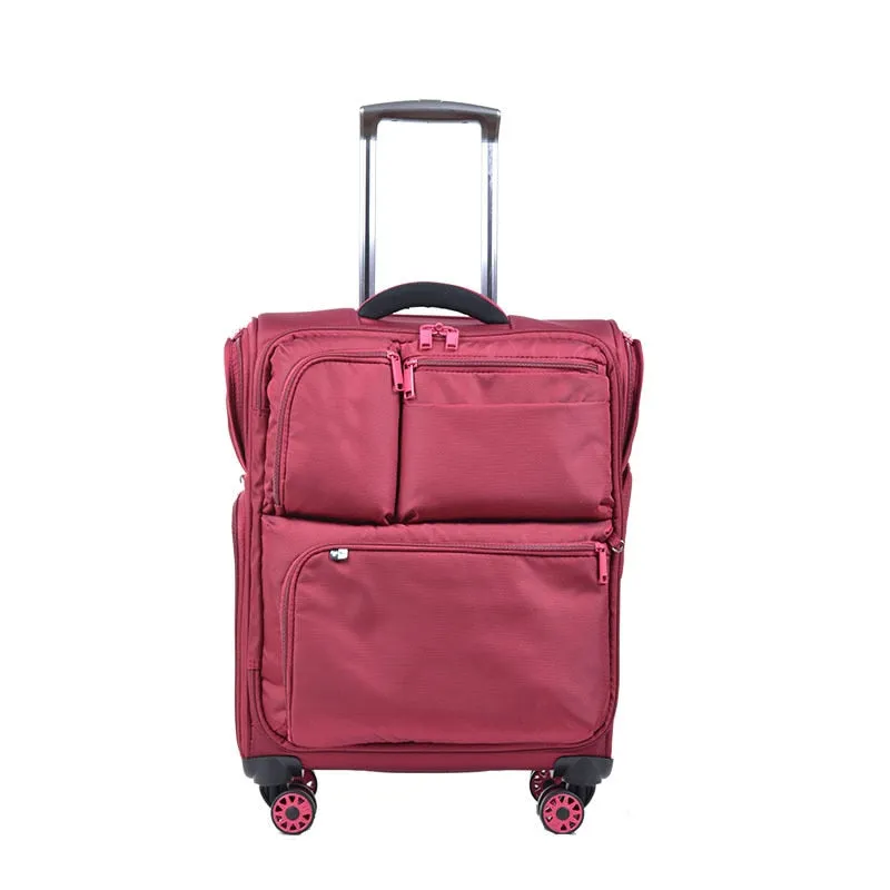 20'' 24'' 28'' Oxford Cloth Universal Wheels Trolley Luggage Bag Travel Durable Suitcase Rolling