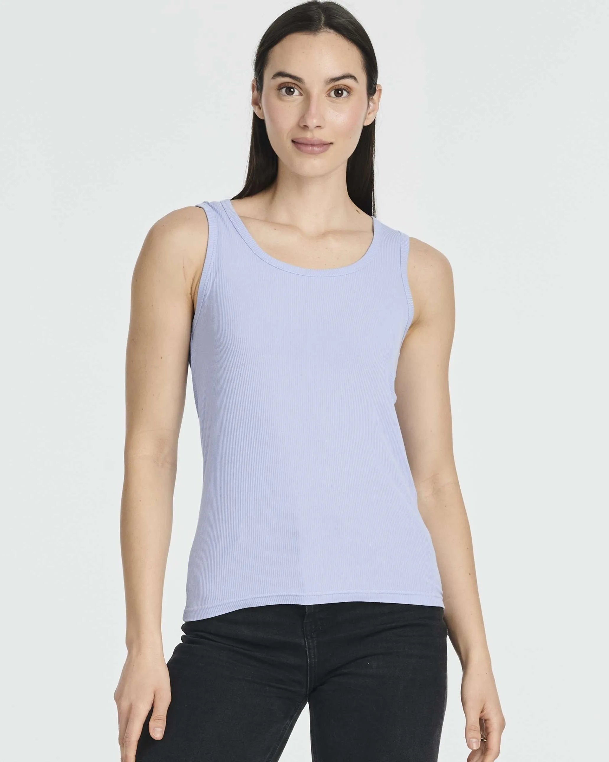 5 Pack: Women's Ribbed Sleeveless Tank Top