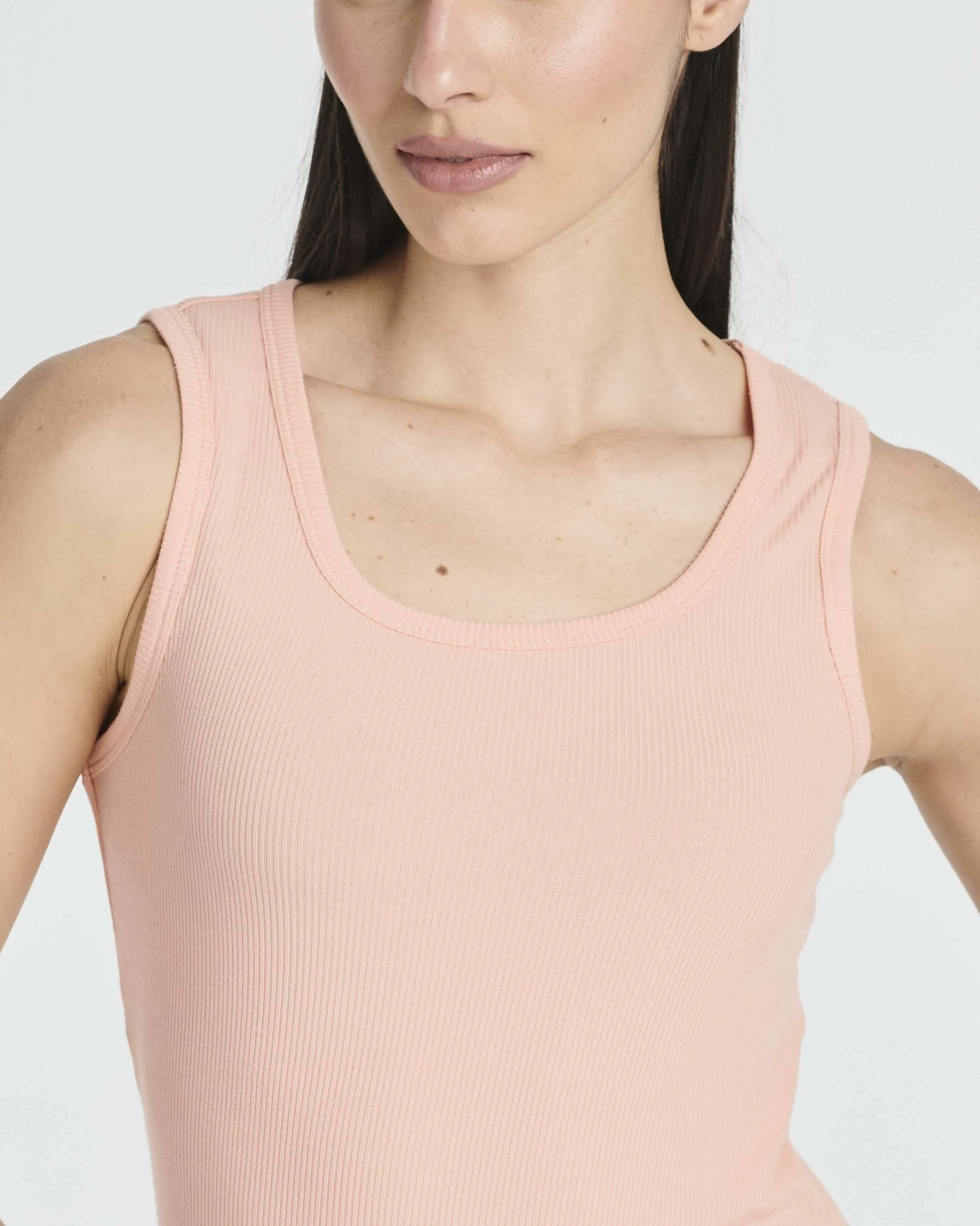 5 Pack: Women's Ribbed Sleeveless Tank Top