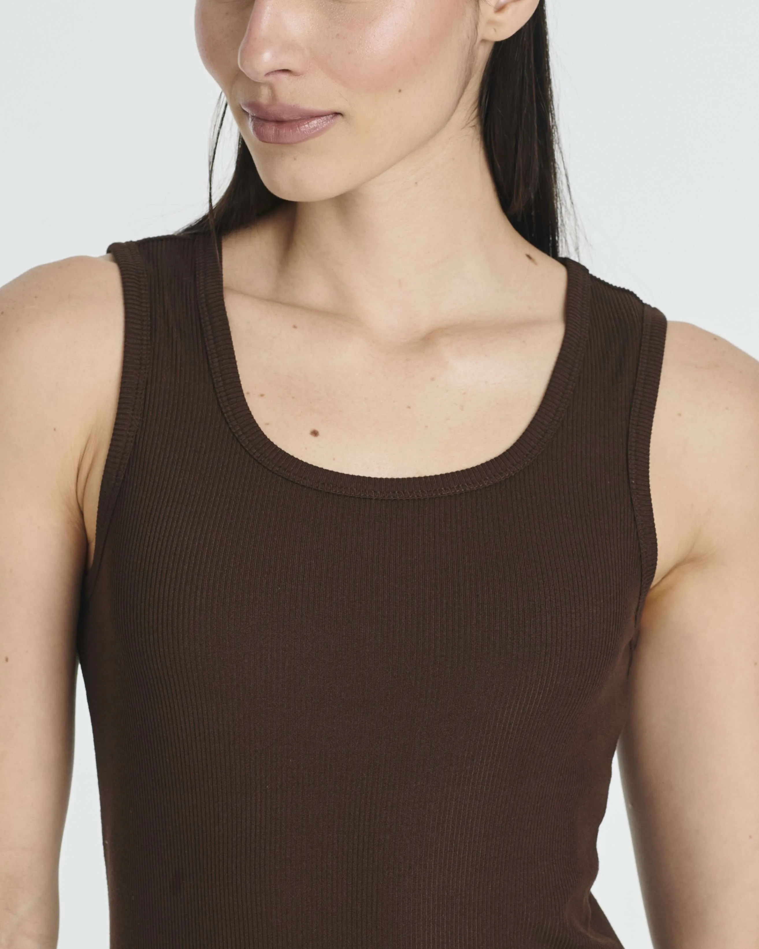 5 Pack: Women's Ribbed Sleeveless Tank Top