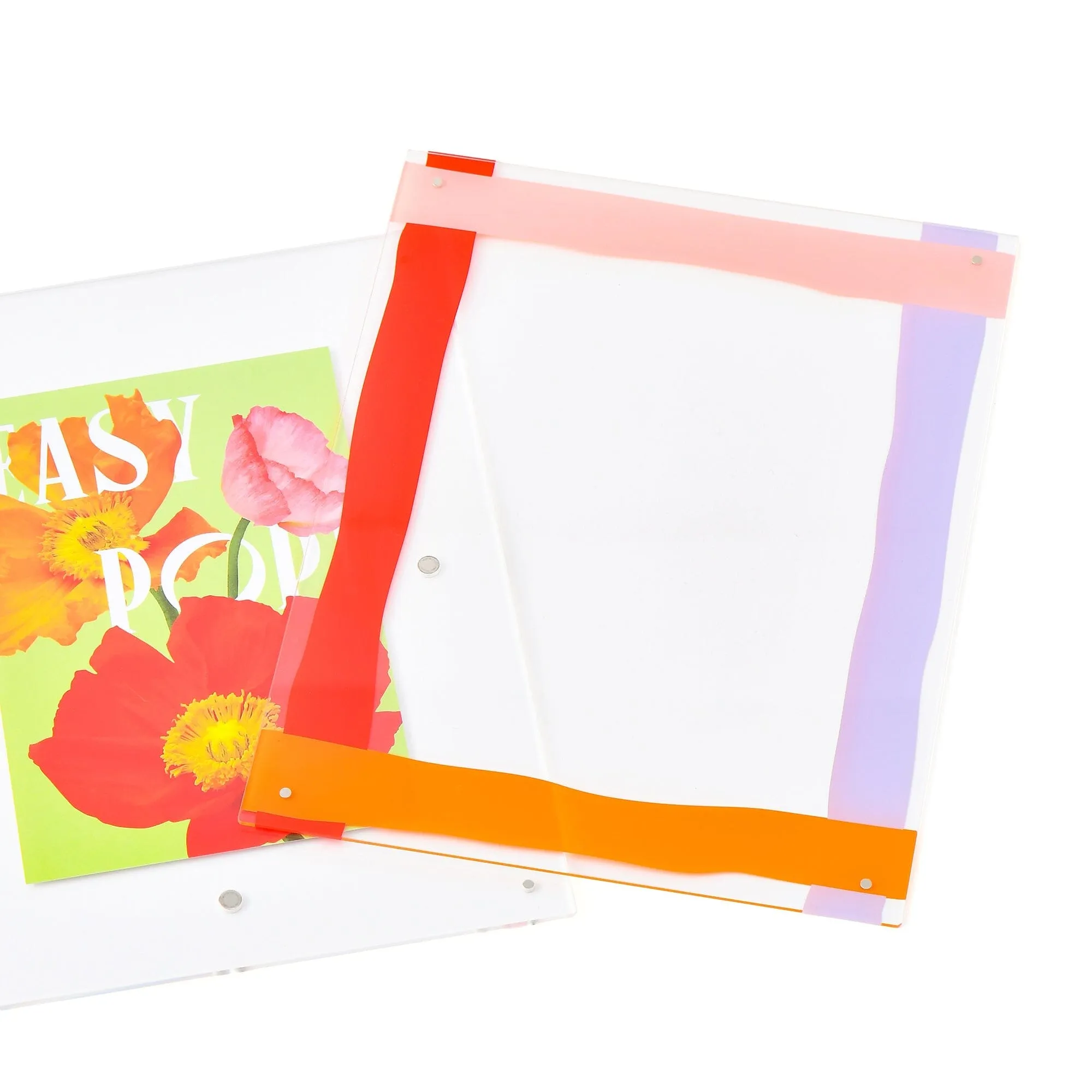 Acrylic Collage Frame  Multi