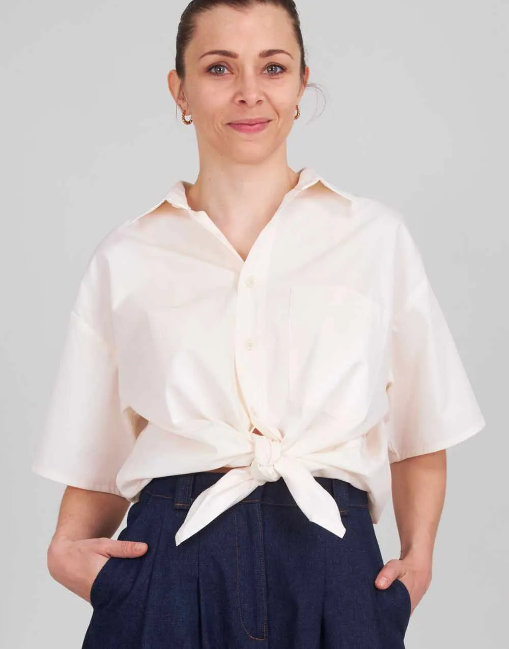 Aimé Unisex Shirt Sewing Pattern, I AM Patterns