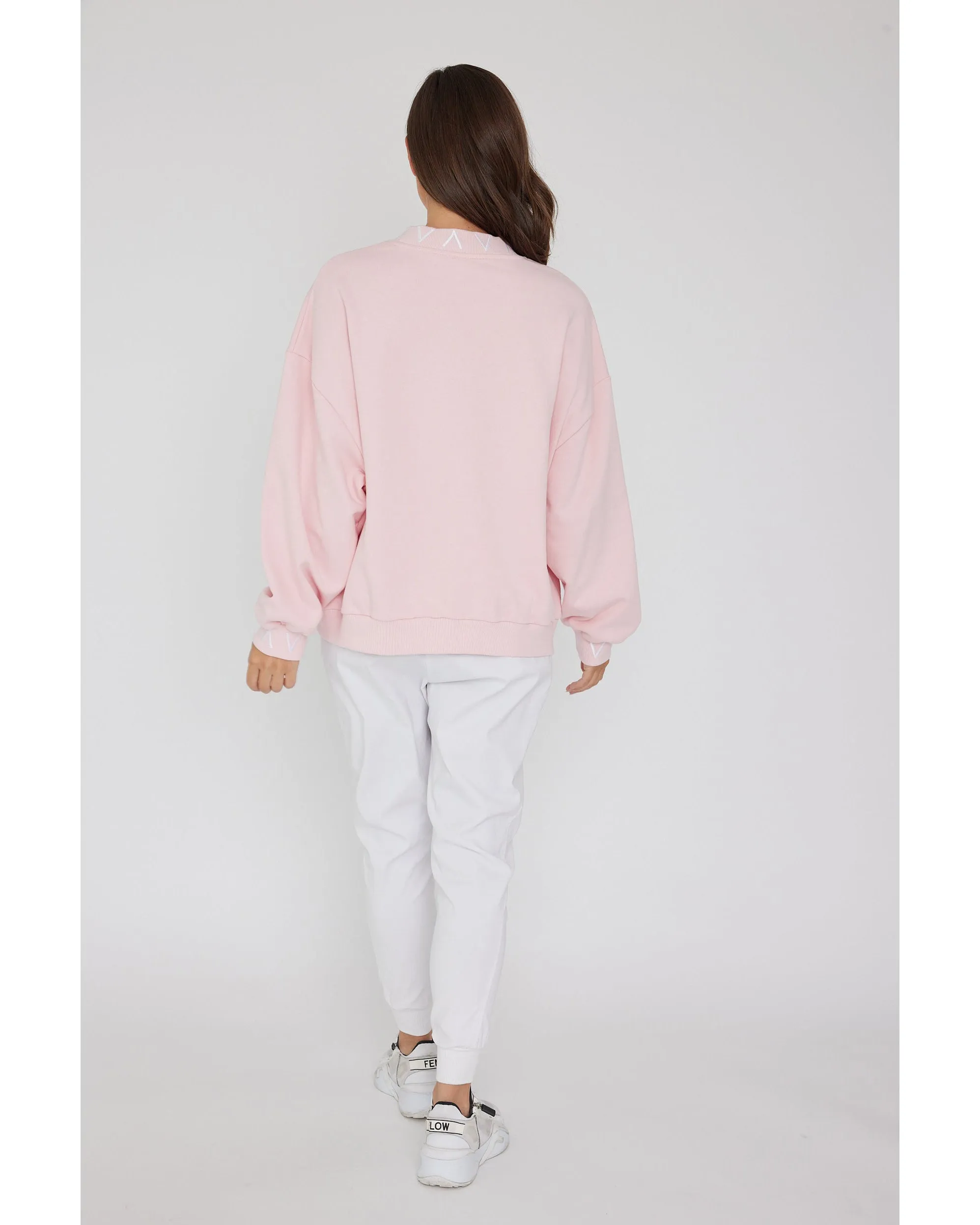 Alexandra Capri Long Sleeve Top - Pink