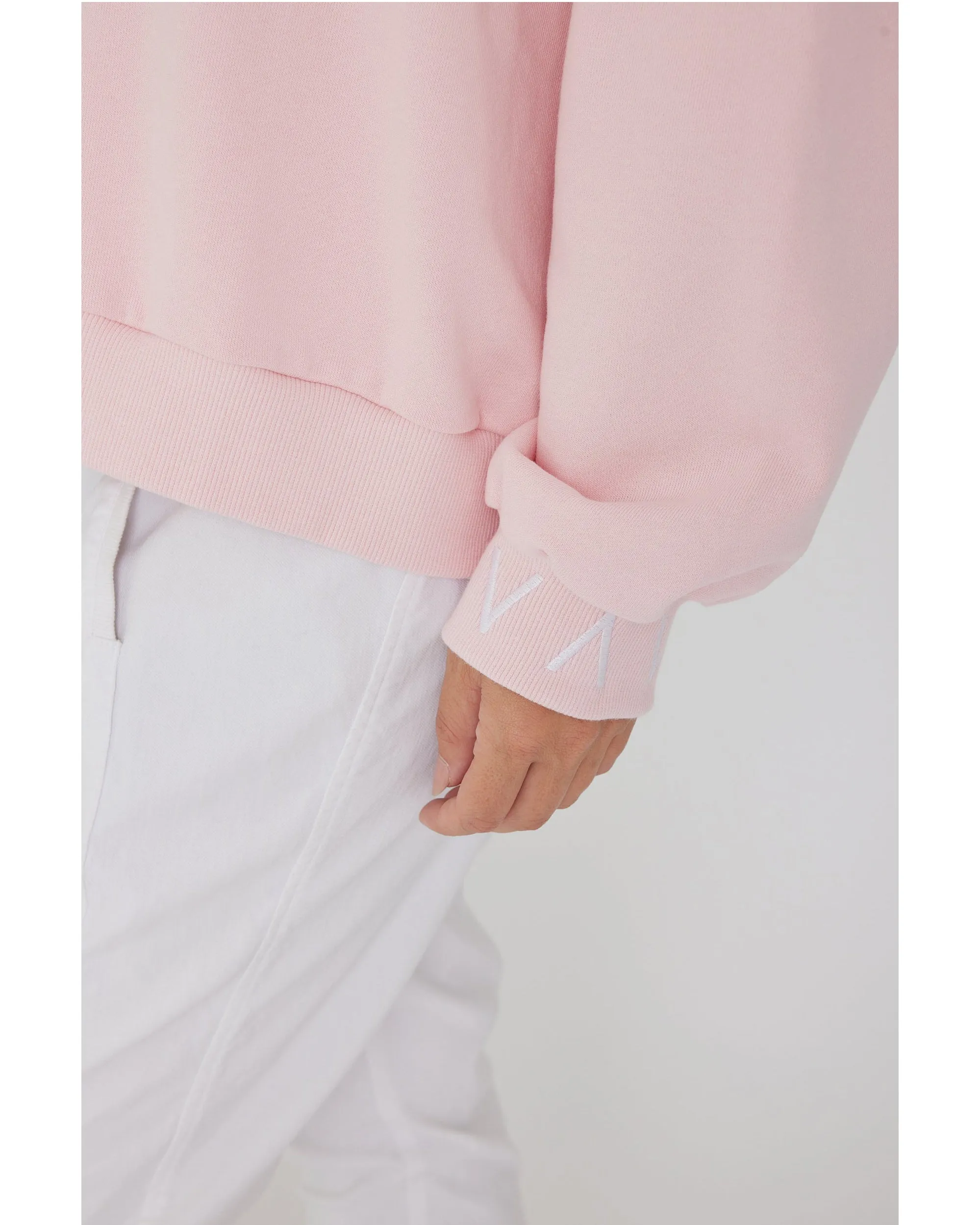 Alexandra Capri Long Sleeve Top - Pink