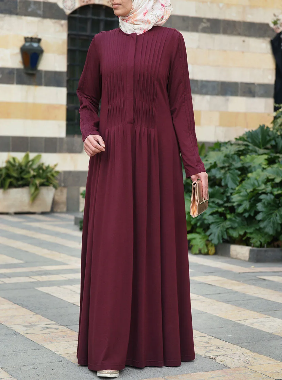 All Pleats Jersey Abaya