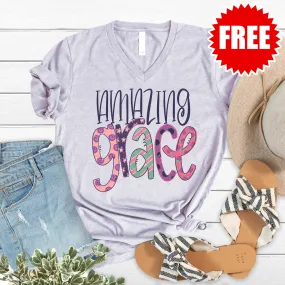 Amazing Grace V-Neck - F