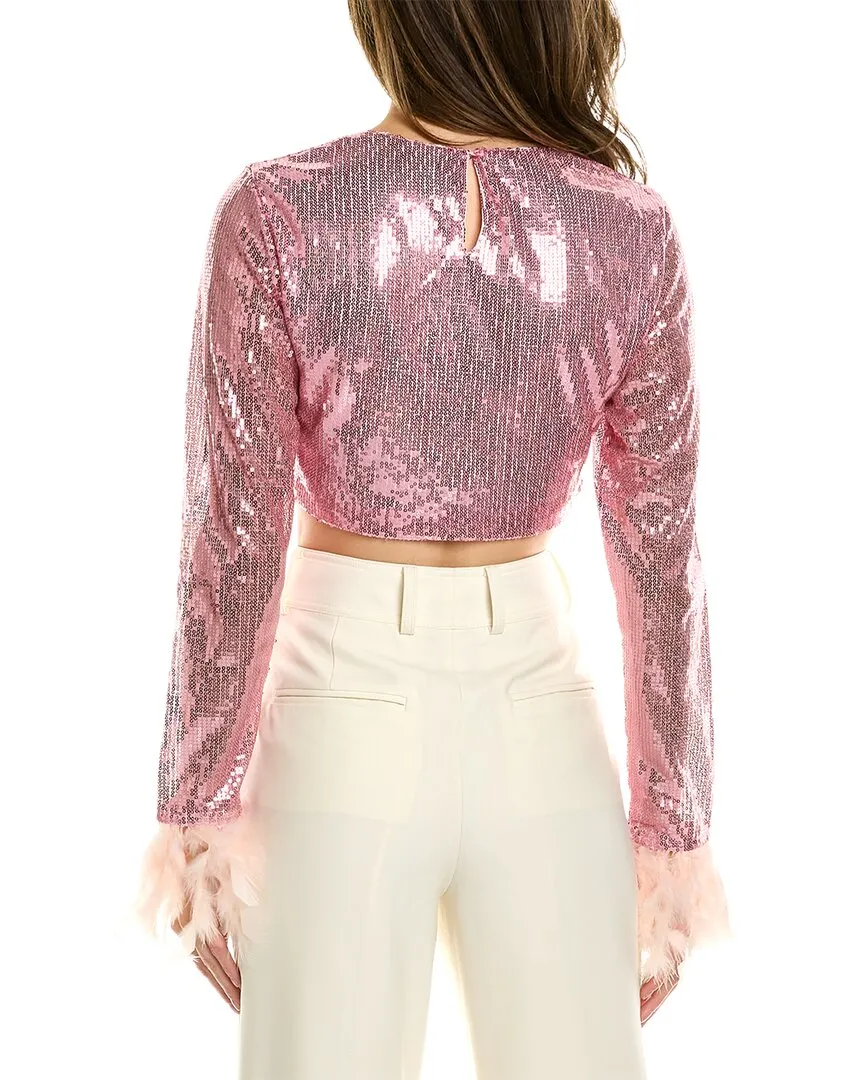 & ROUGE Sequin Top