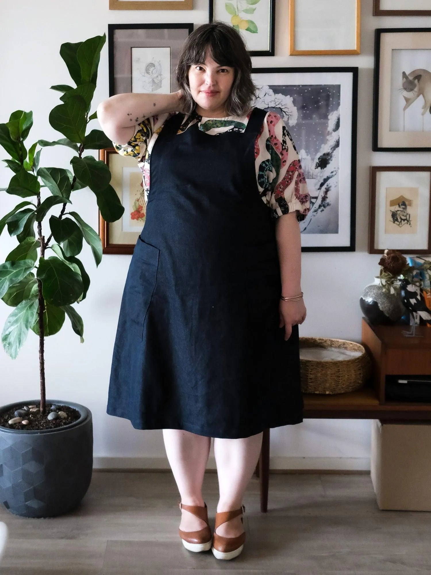 APRON DRESS PATTERN