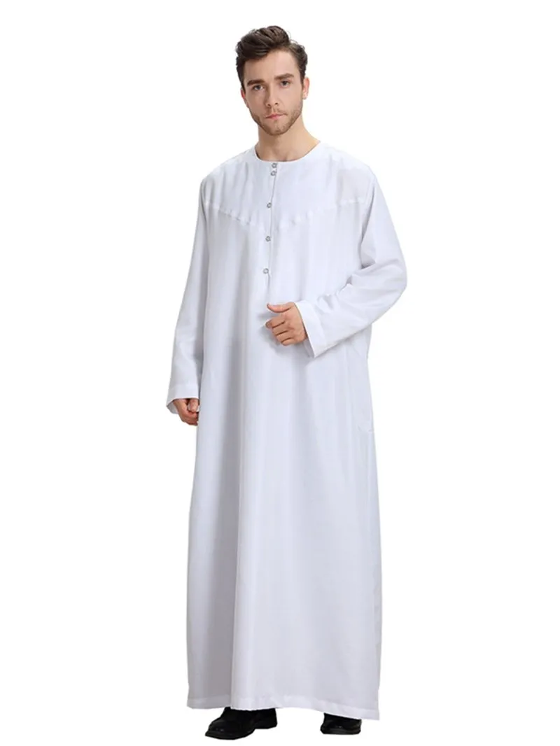 Arab Muslim Middle East Clothing Men Islam Dubai Islamic Thobe