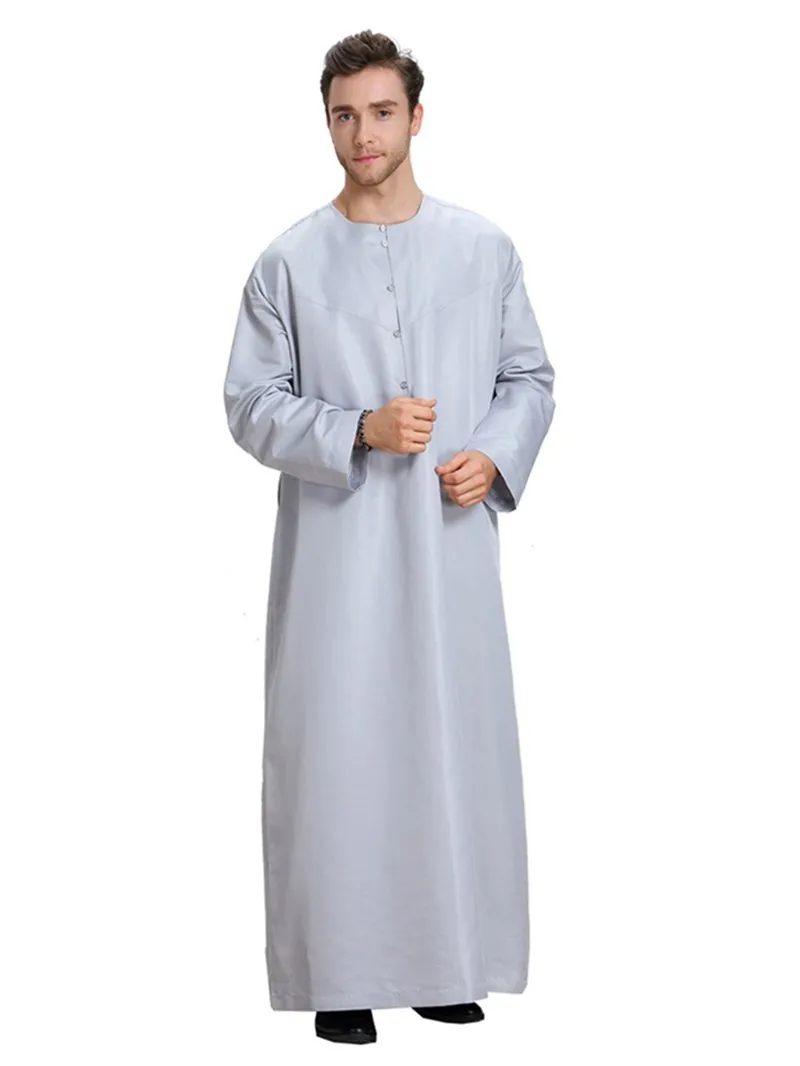 Arab Muslim Middle East Clothing Men Islam Dubai Islamic Thobe