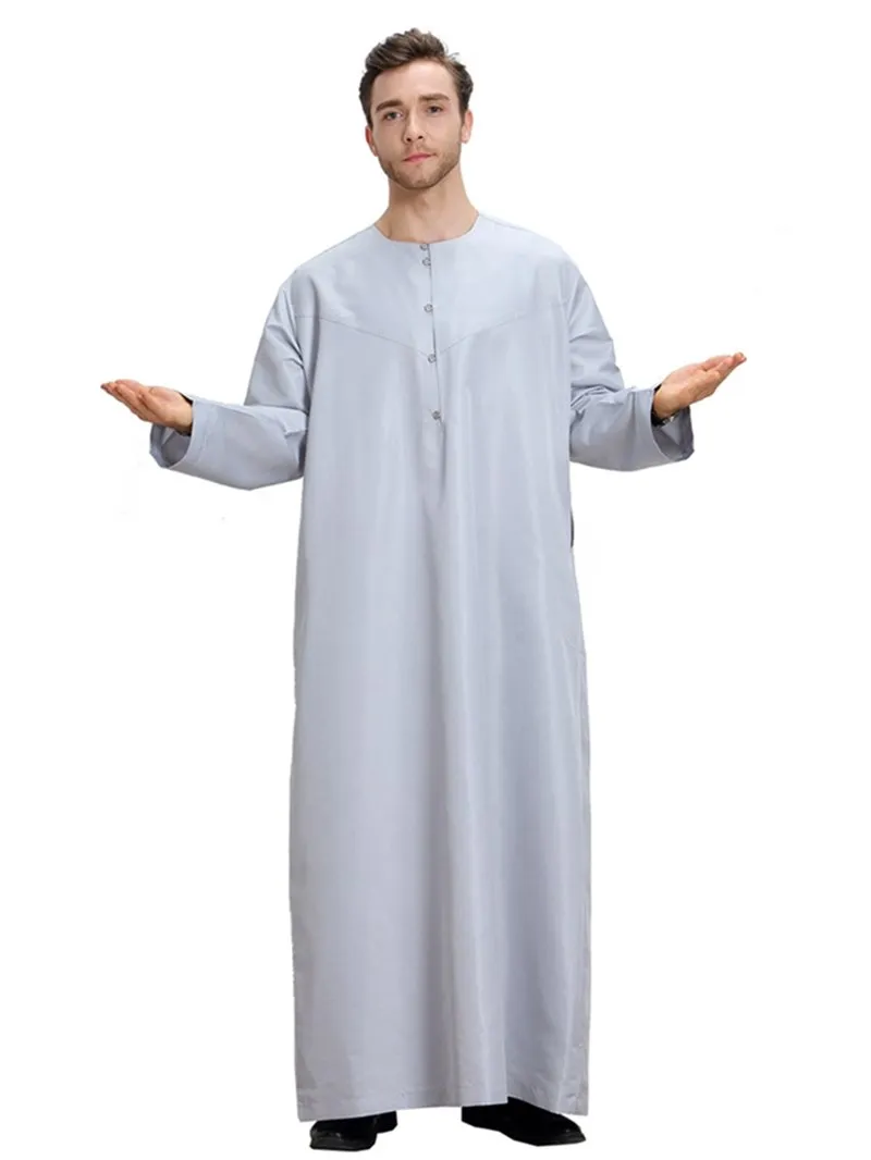 Arab Muslim Middle East Clothing Men Islam Dubai Islamic Thobe