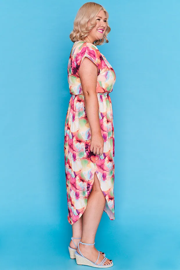 Arlo Floral Painting Dress