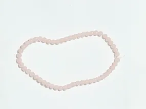 Baby Pink Transparent Circular Plastic Beads - 8 mm