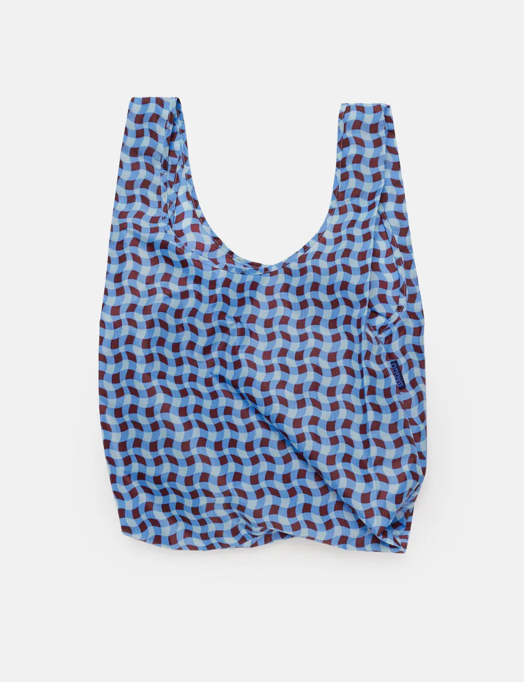 Baggu Standard Baggu (Recycled) - Wavy Gingham Blue