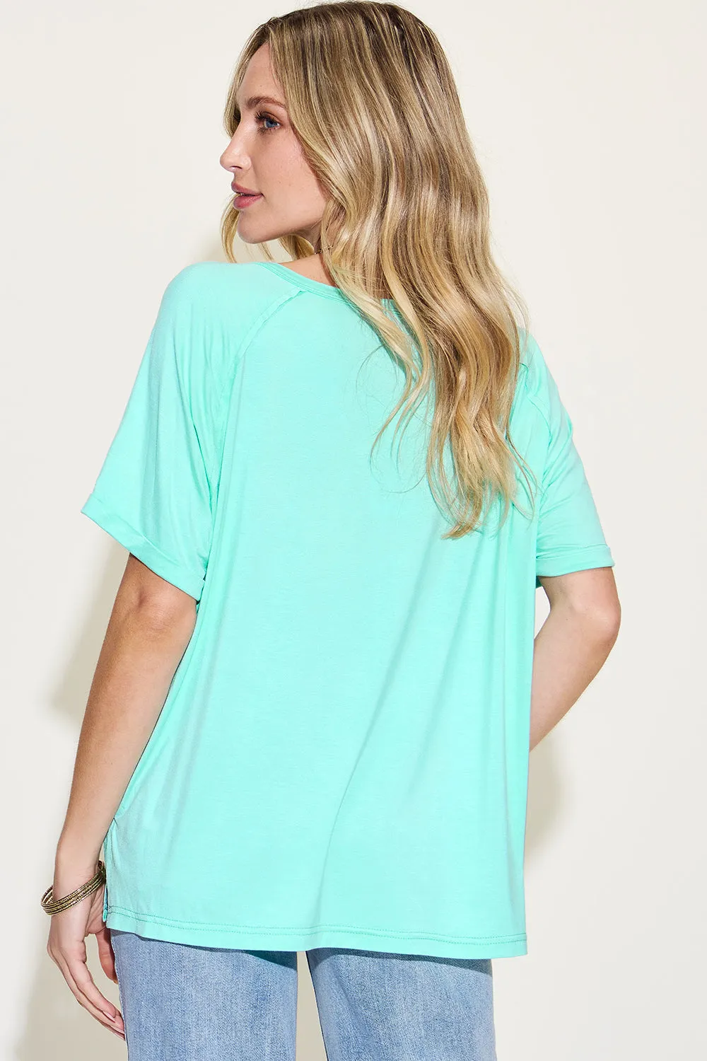 Basics Bamboo V-Neck Top