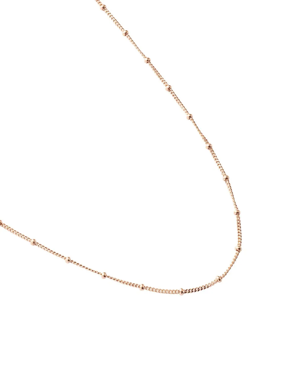 Bespoke Ball Chain 22-25 Rose Gold vermeil