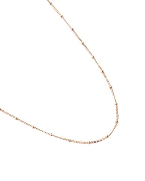 Bespoke Ball Chain 22-25 Rose Gold vermeil