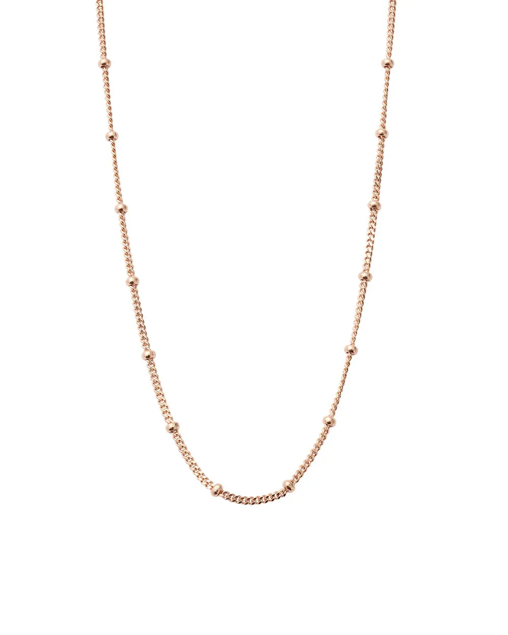 Bespoke Ball Chain 22-25 Rose Gold vermeil