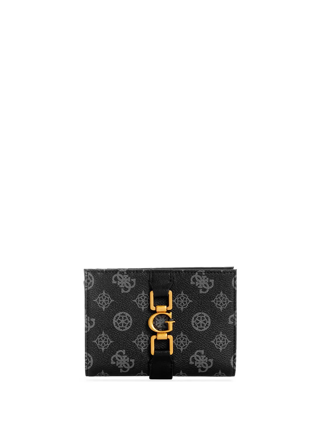 Black Briana Logo Organiser Wallet