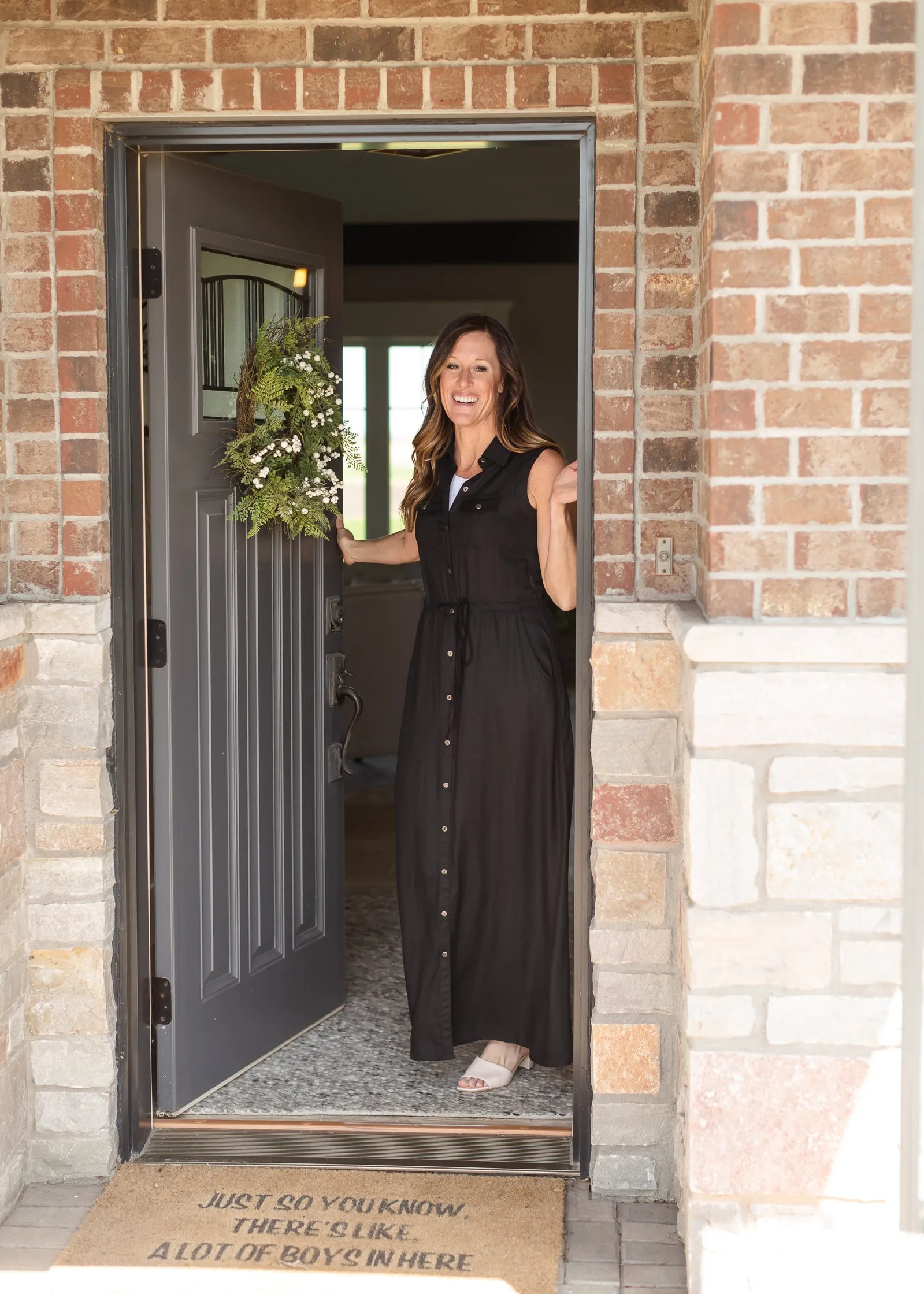 Black Button Up Maxi Dress - FINAL SALE