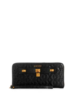 Black Isidora Large Wallet