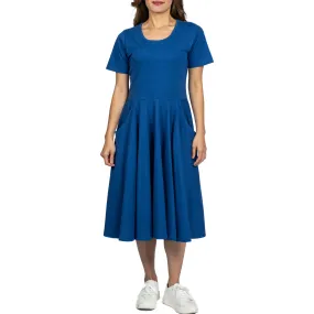 Blue Full Twirl Dress