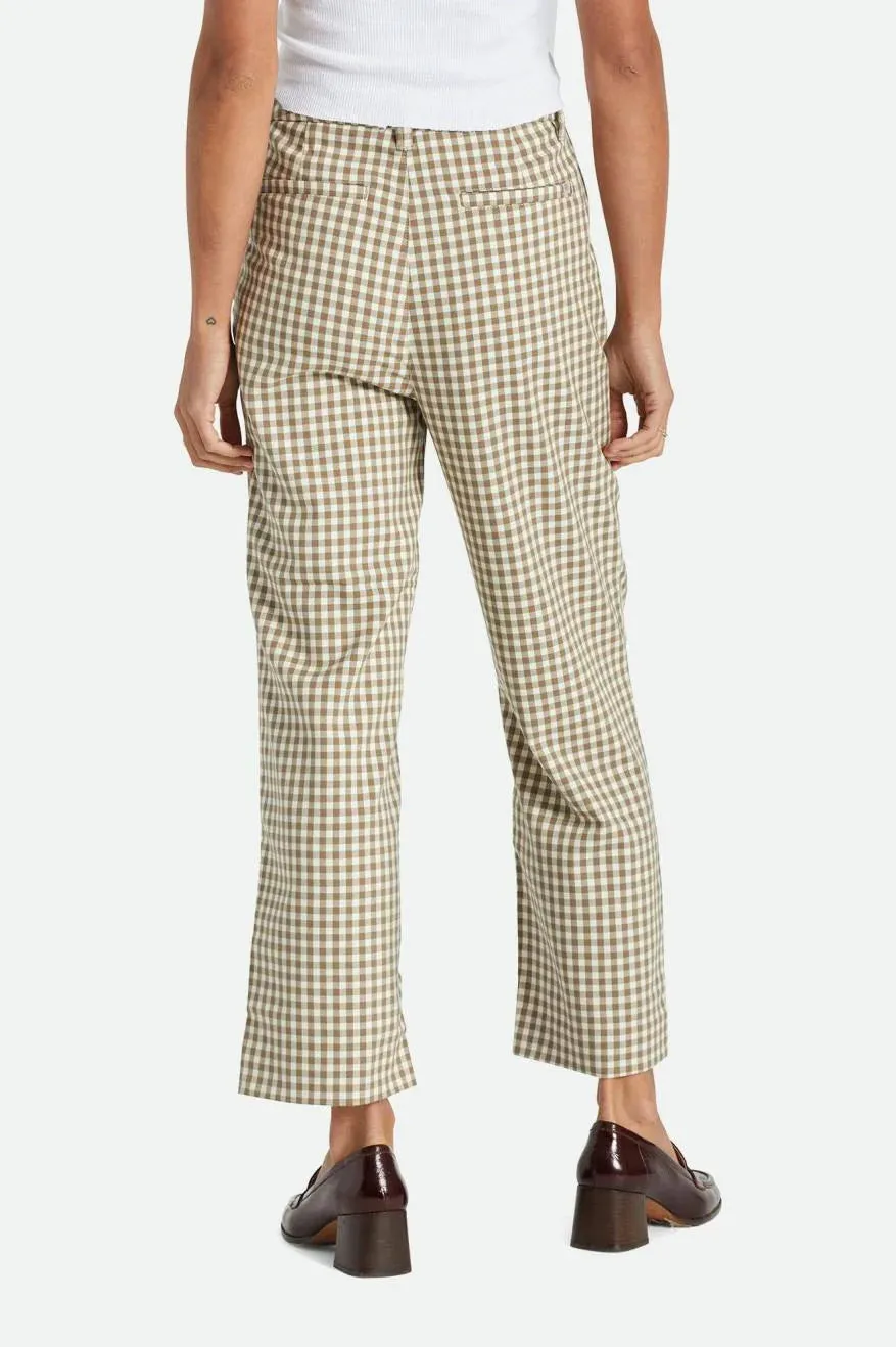 BRIXTON Women's Thurston Pant Twig/Whitecap