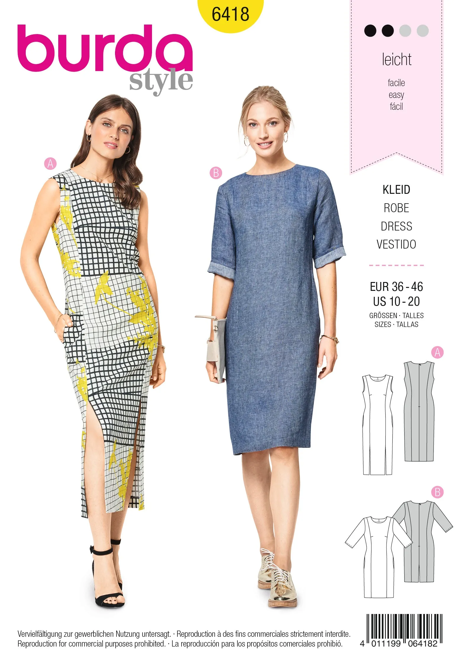 Burda Dresses 6418