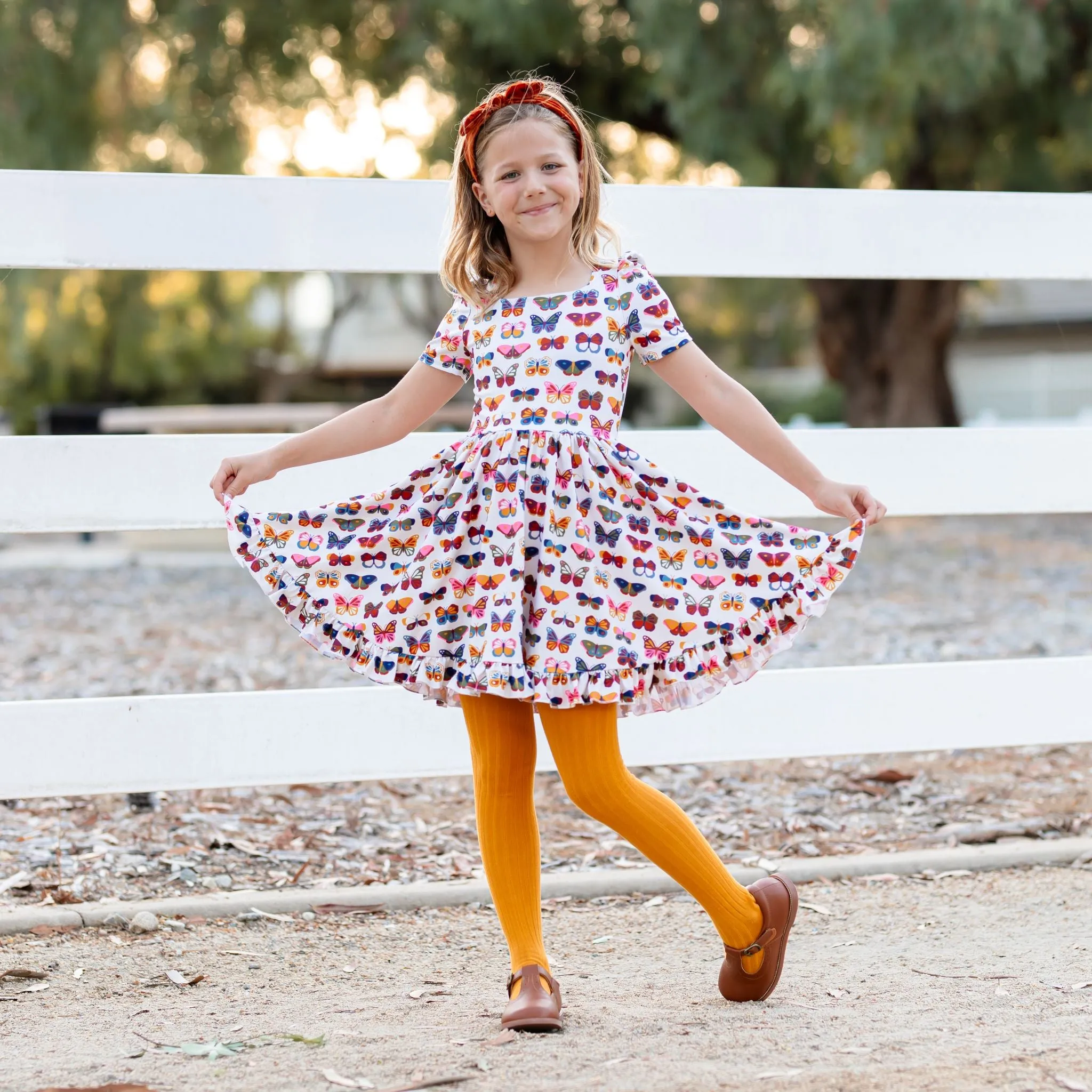 Butterfly Mod Twirl Dress