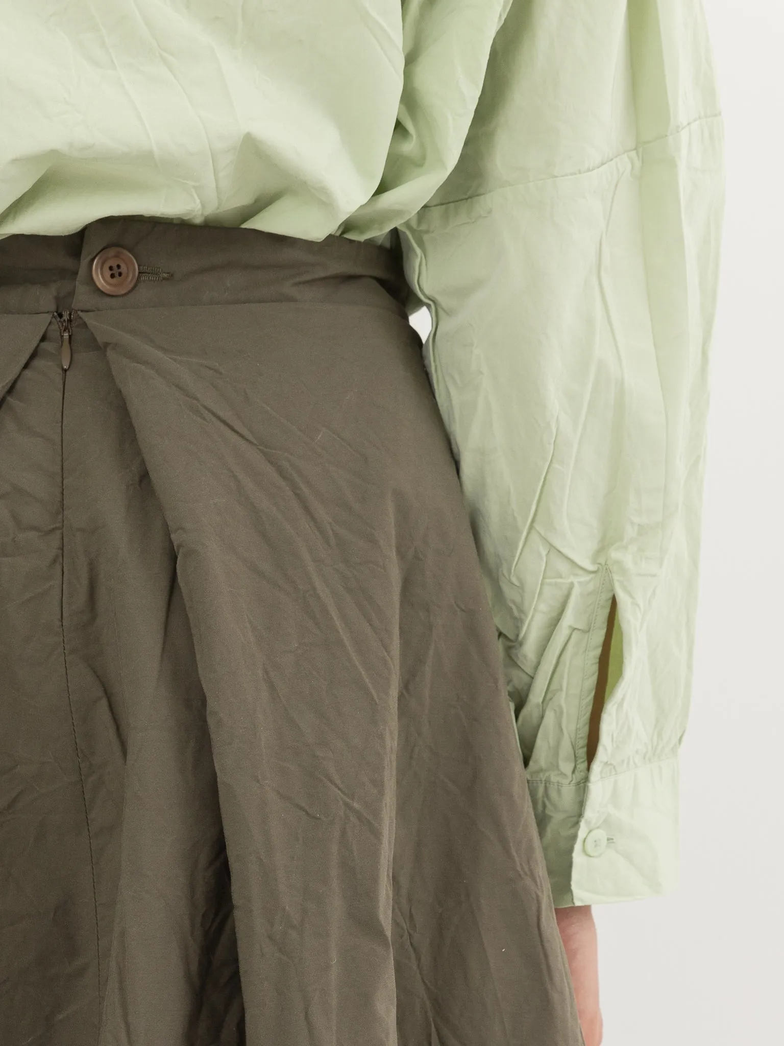 Casey Casey Moon Skirt, Olive