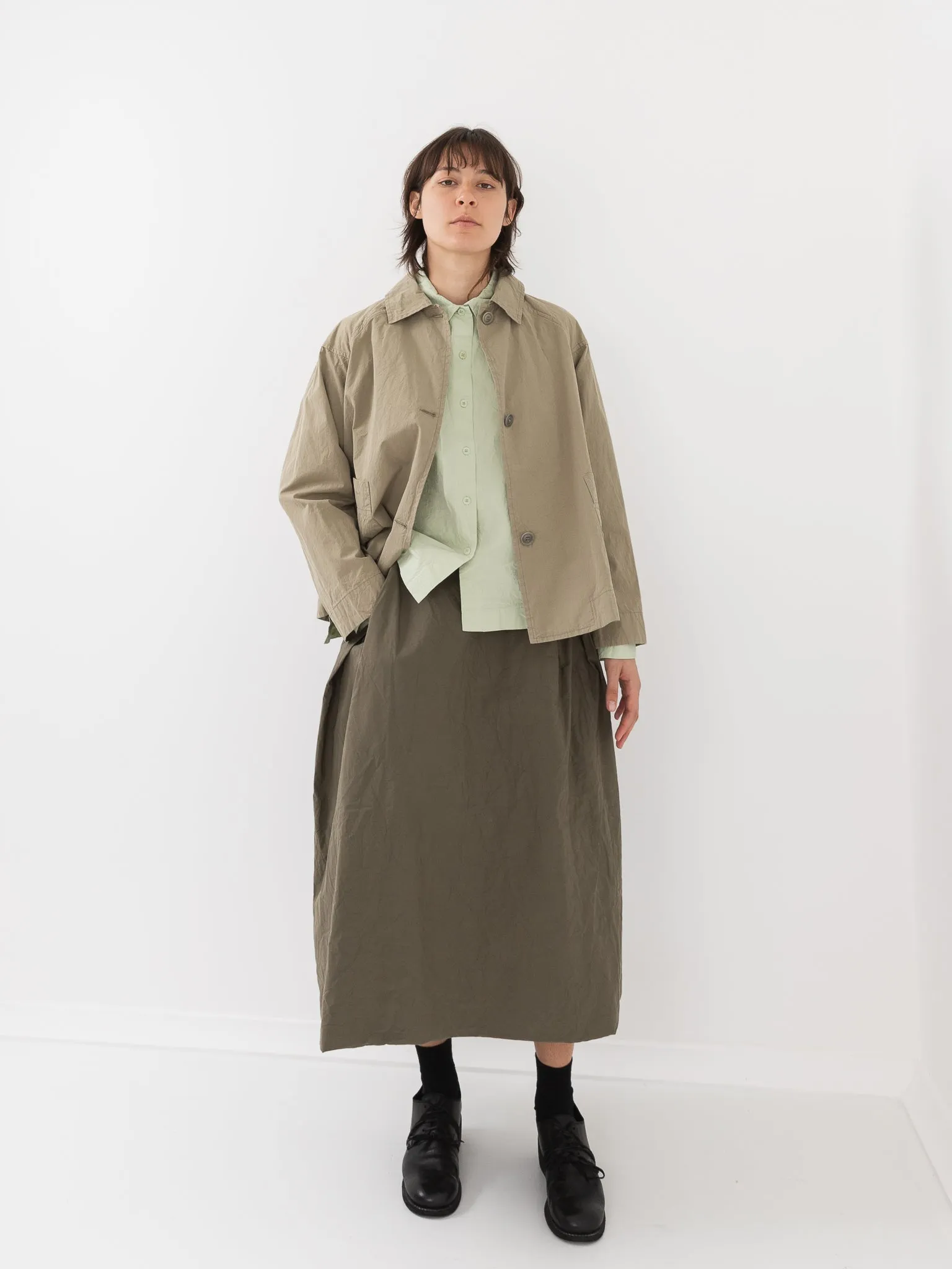 Casey Casey Moon Skirt, Olive