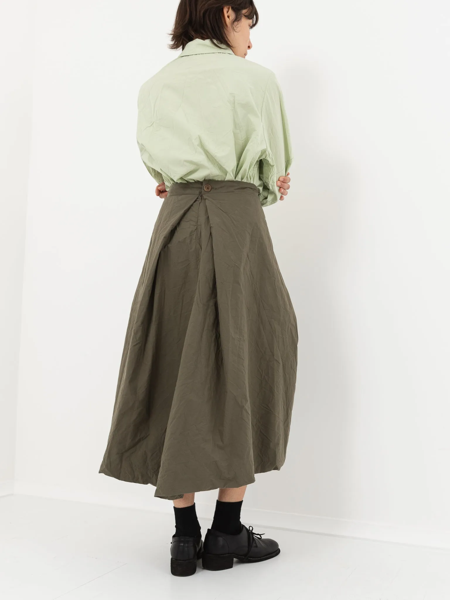 Casey Casey Moon Skirt, Olive