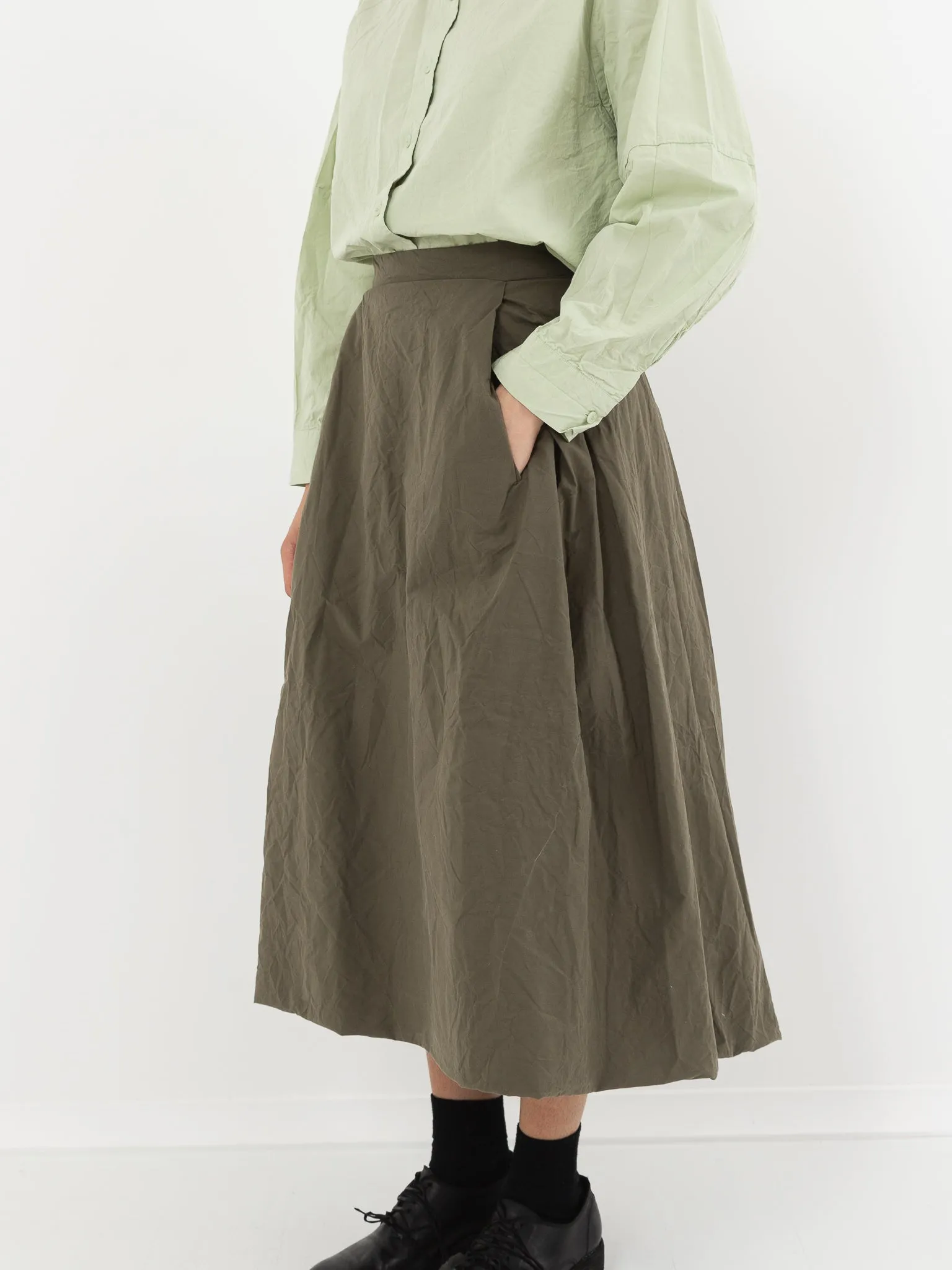 Casey Casey Moon Skirt, Olive