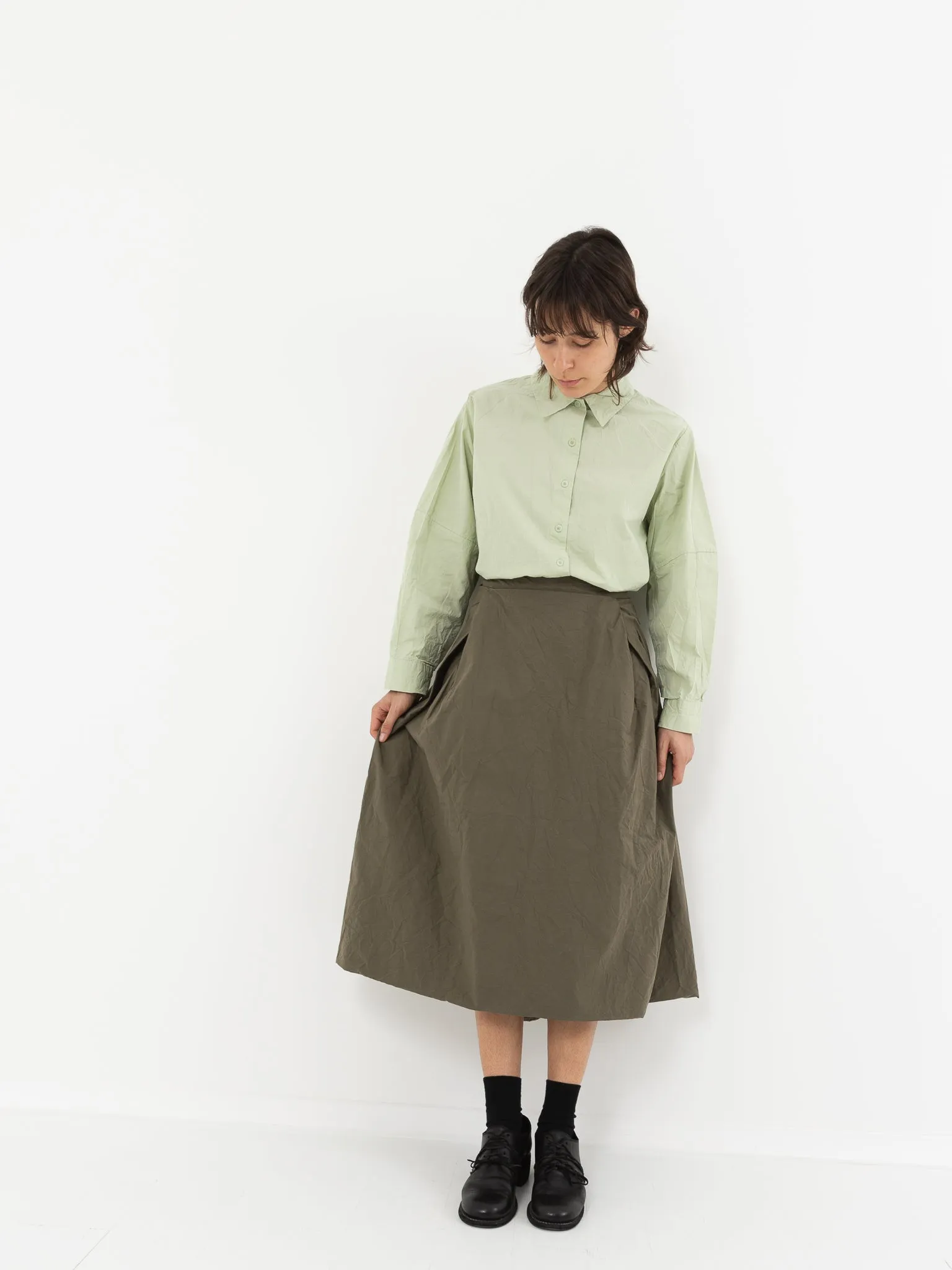 Casey Casey Moon Skirt, Olive