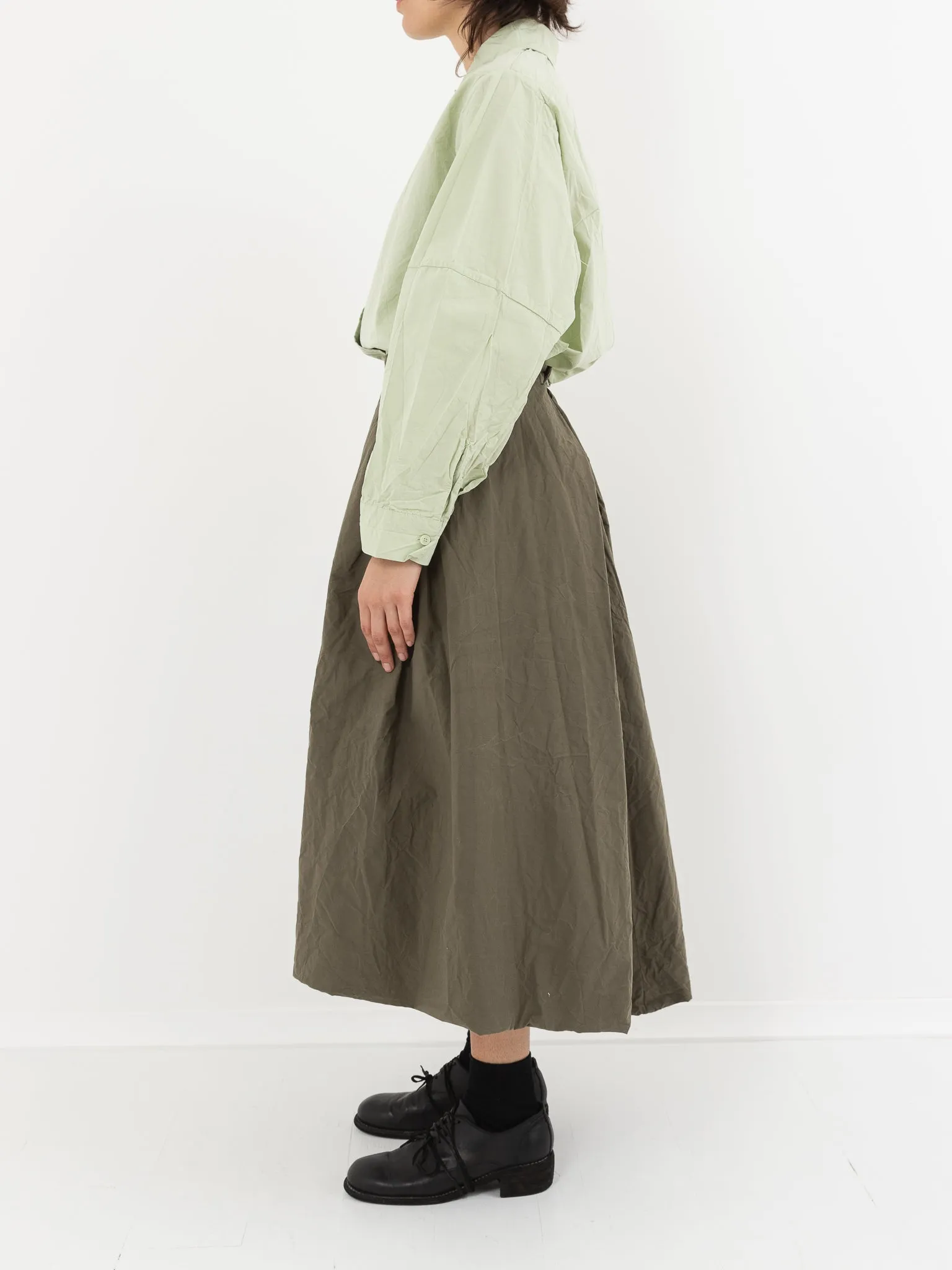 Casey Casey Moon Skirt, Olive