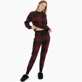 Cashmere Plaid Matchback Jogger