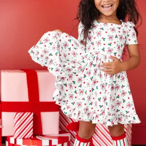 Classic Candy Cane Mod Twirl Dress