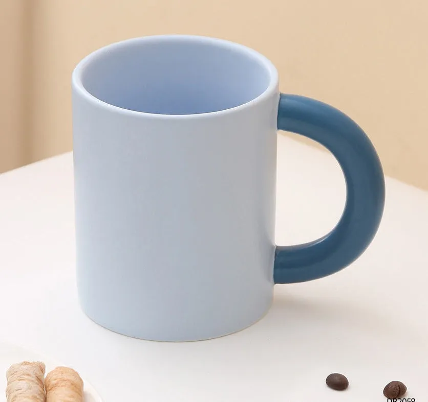 Contrast color mug