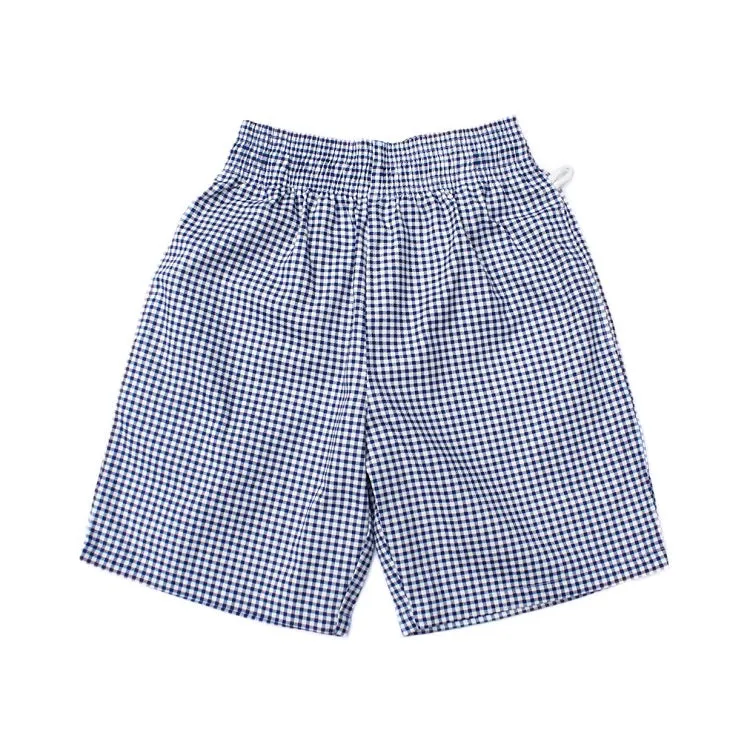 Cookman Chef Short Pants - Gingham : Navy