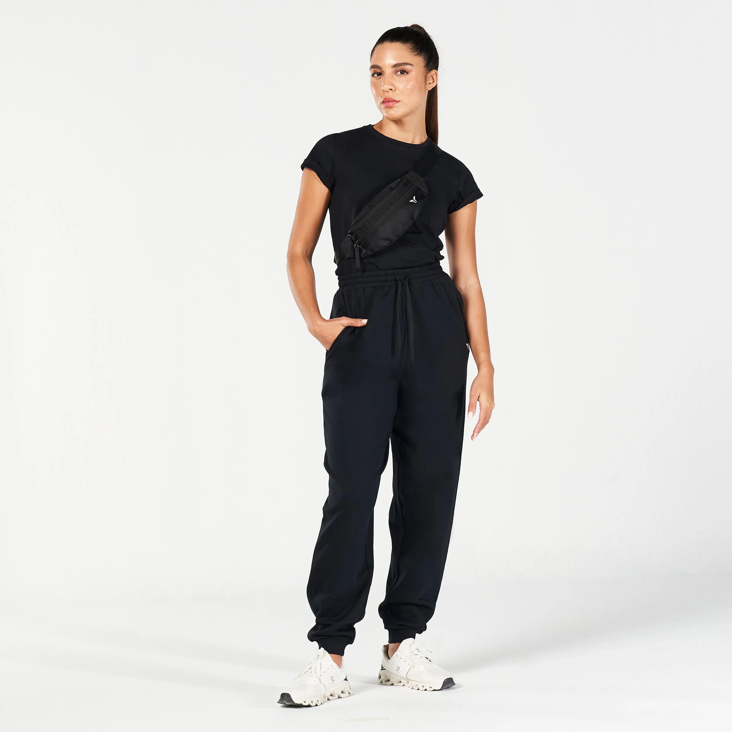 Core Oversized Sweatpants - Black