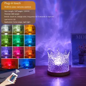 Crystal Table Night Led RGB Dimmable Home Lamp Decoration