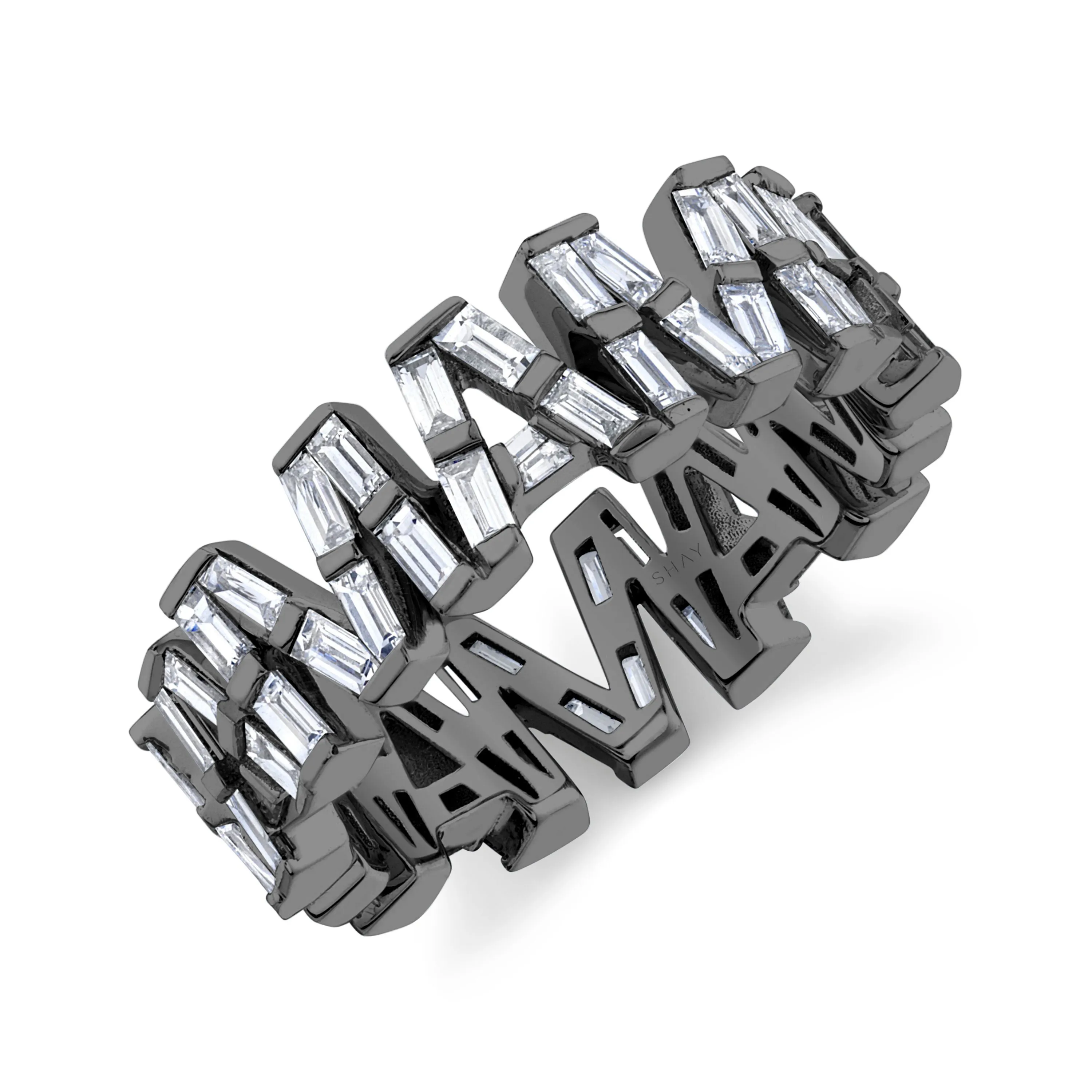 DIAMOND BAGUETTE MAMA ETERNITY BAND