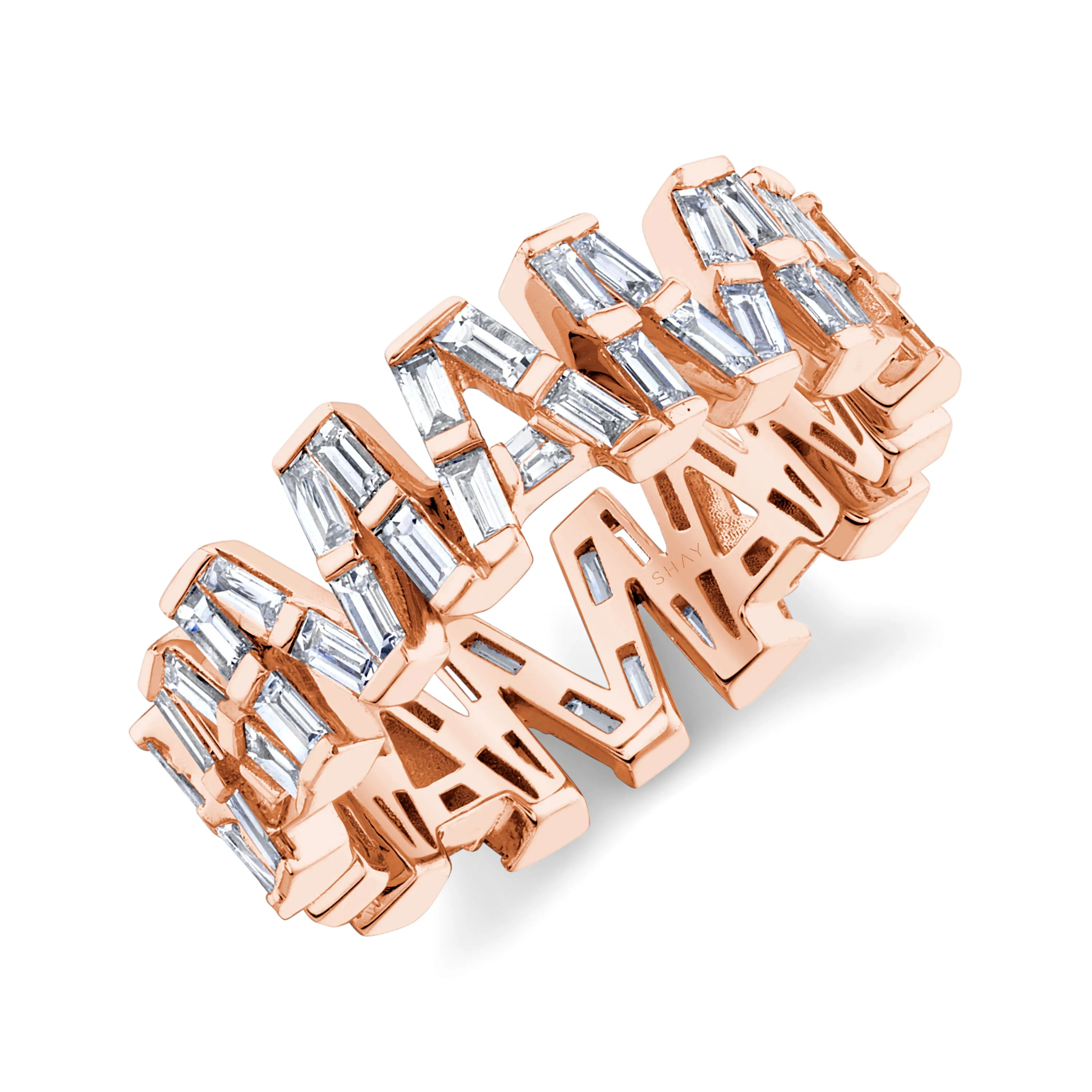 DIAMOND BAGUETTE MAMA ETERNITY BAND