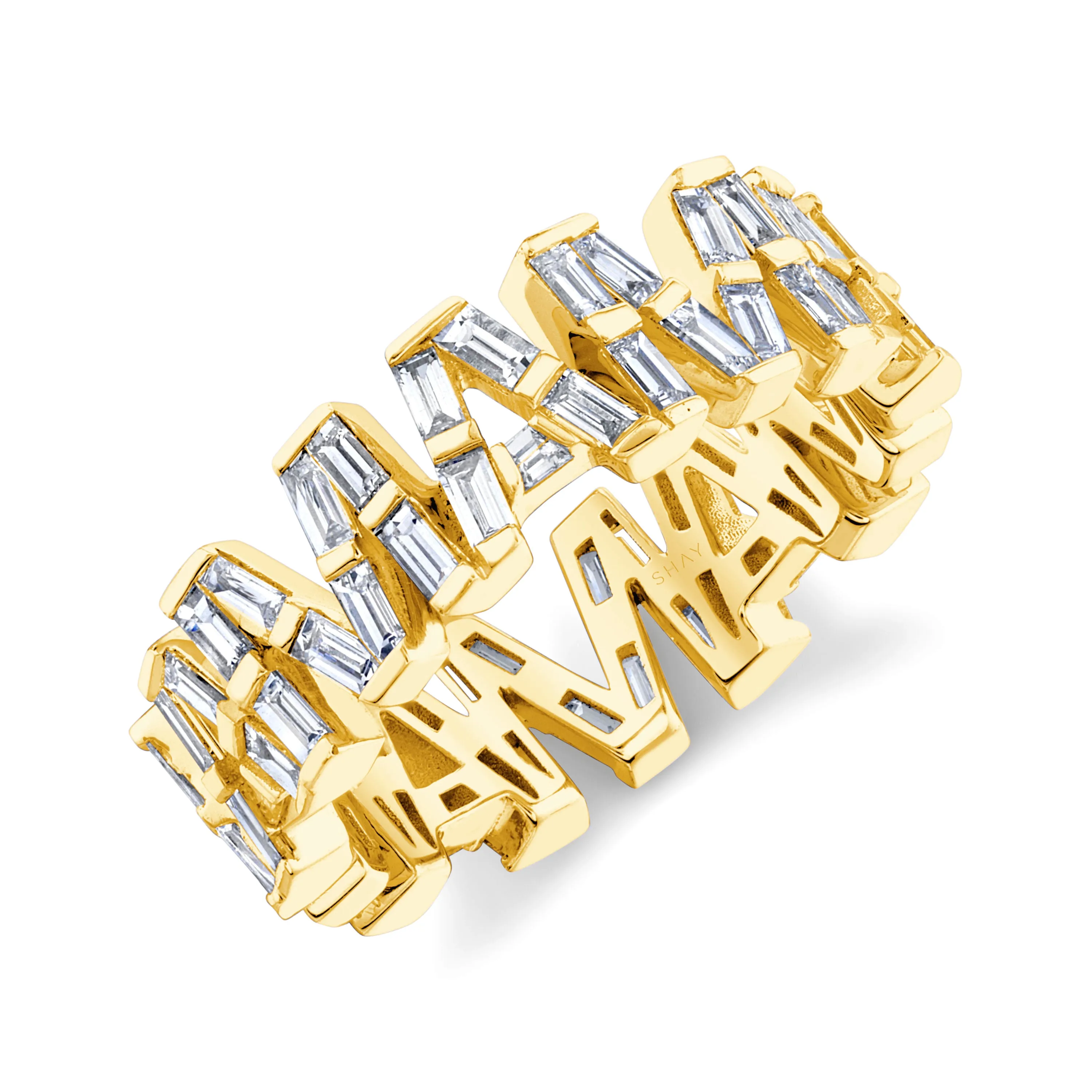 DIAMOND BAGUETTE MAMA ETERNITY BAND