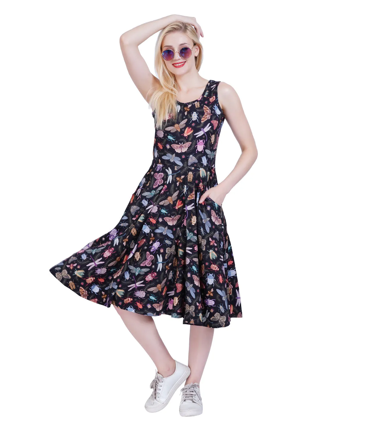 Doodle Bugs Sleeveless Twirl Dress