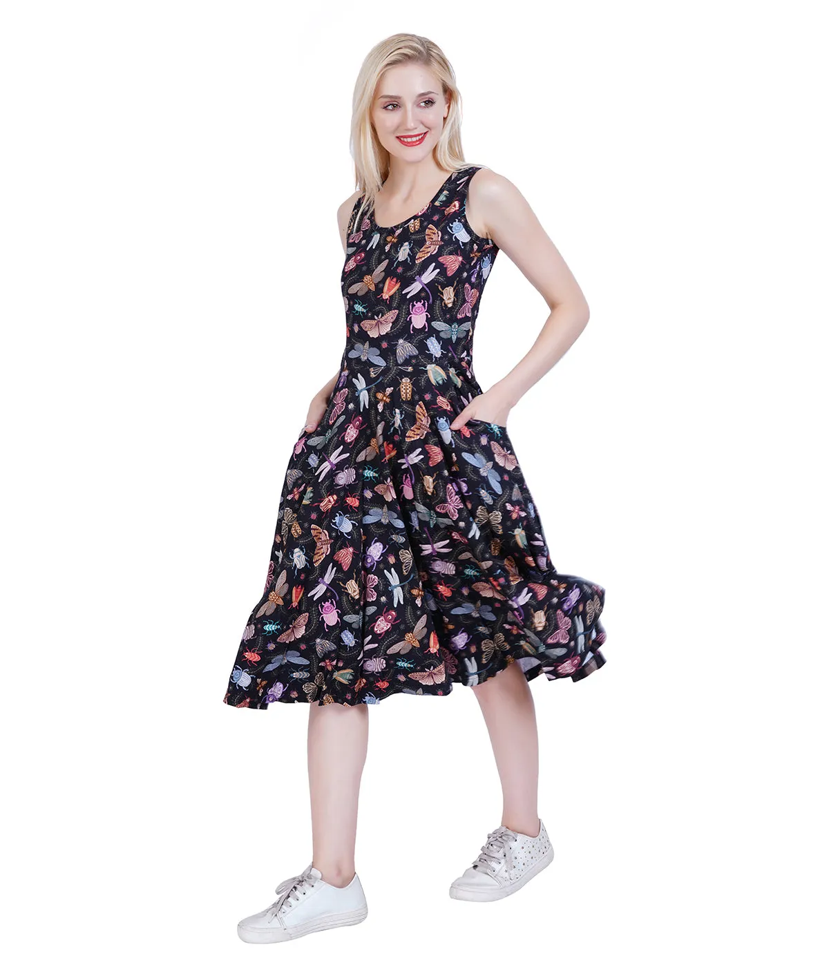 Doodle Bugs Sleeveless Twirl Dress