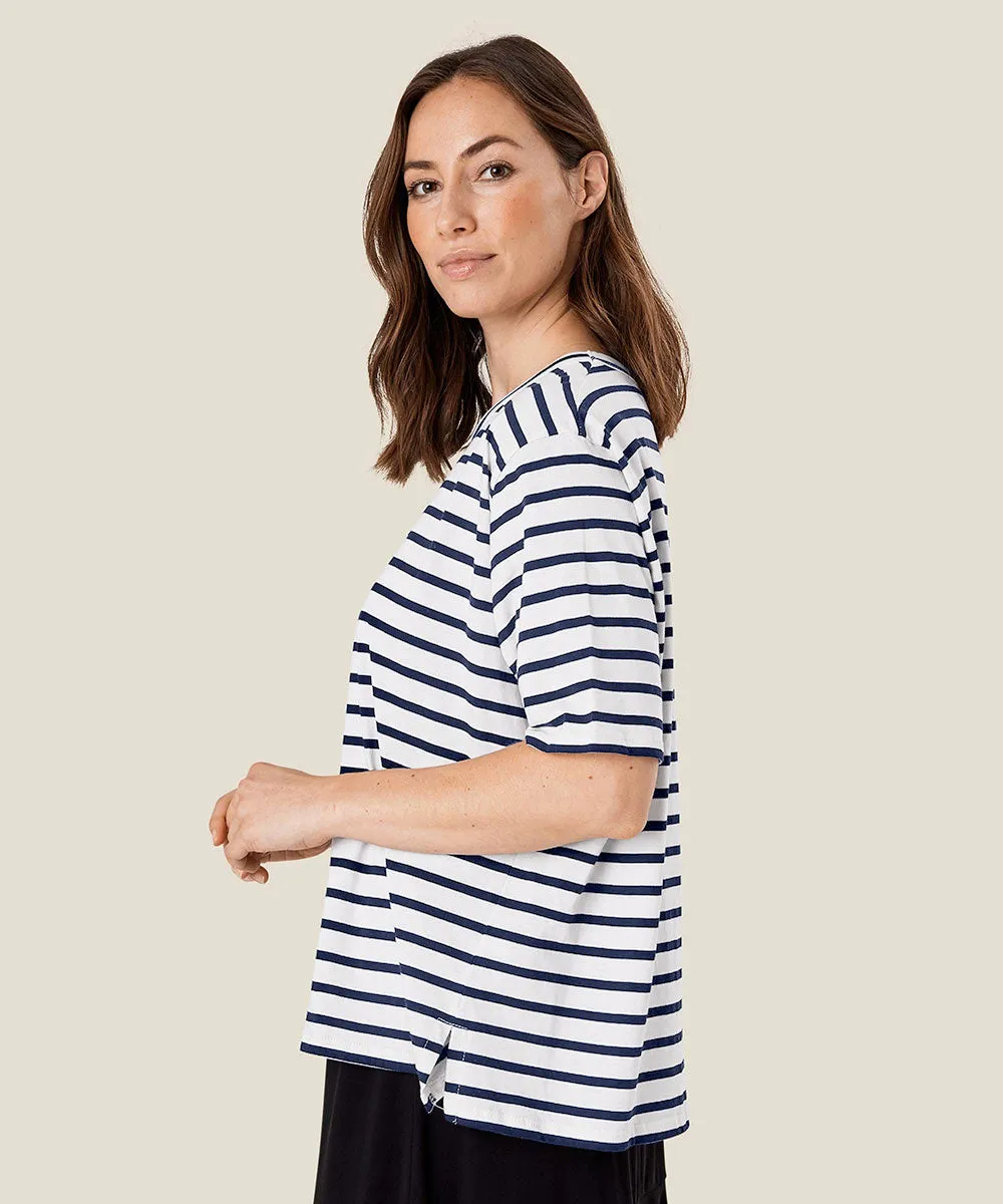 Doreann Striped Tee