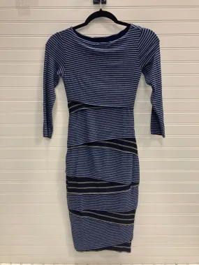 Dress Casual Midi By Bailey 44 In Striped Pattern, Size: Xs