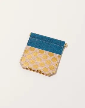 Ecology Leather Mini Pouch in Gold